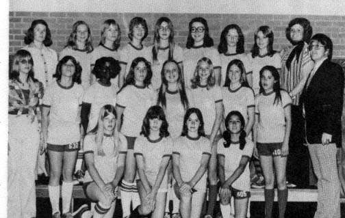 1977 8th grade Girls Track Team