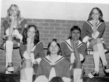 1977 - Rachel Oakes, Dee Dee Knapp, Kathy Woodworth, Leann Gemaehlich, Angie Bearce